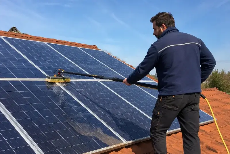 Nettoyage et entretien de panneaux solaires à Roynac